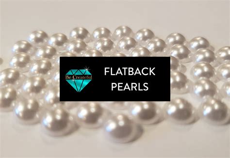 Be Createful Flatback Decoden Cabochon Half Pearls
