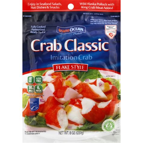Transocean Imitation Crab Crab Classic Flake Style Oz Instacart