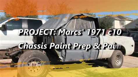 Chassis Paint Prep And Paint Youtube