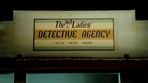 The No 1 Ladies Detective Agency Detective Agency Detective
