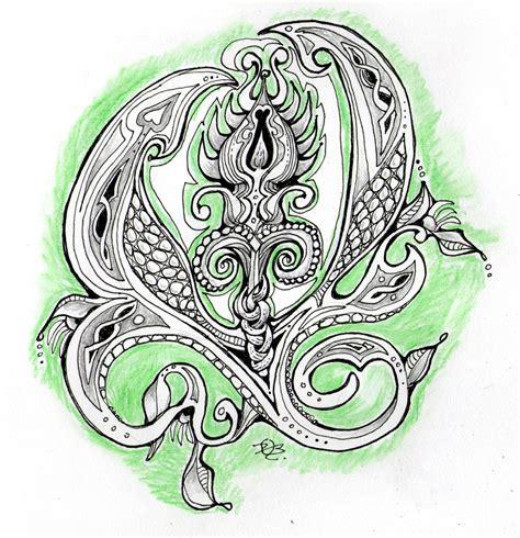 dobriendesign: Challenge #259 - Touch of Irish - Celtic Flower