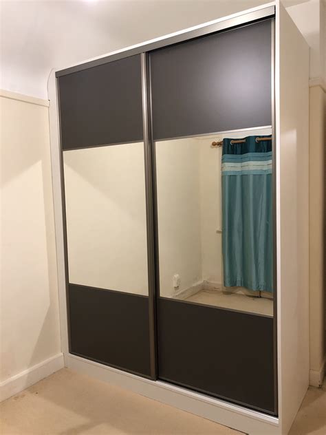 Fitted Wardrobes Oversized Mirror Room Divider Bedroom Kitchen