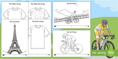 Download tour de france stock vectors. FREE! - Tour de France Colouring Sheets | Primary Resource