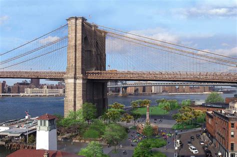 Brooklyn Bridge Parks Emily Roebling Plaza Takes Shape In Dumbo Brooklyn New York Yimby