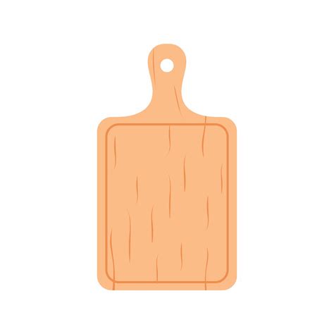 Wooden Cutting Boards Kitchenware Icon On White Background Chopping