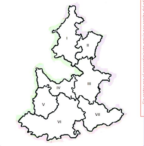 Mapas De Puebla Con Municipios Para Colorear Y Descargar Colorear