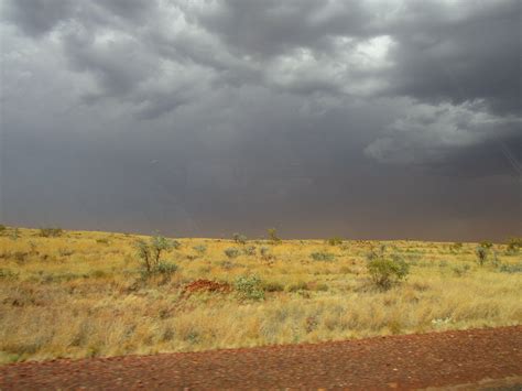 Outback Storm Clouds Photo