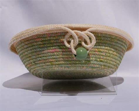 Rope Bowl Instructions Rolled Rim Bowl Pdf Clothesline Etsy Coiled