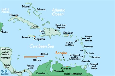 Map Of Netherlands Antilles Islands