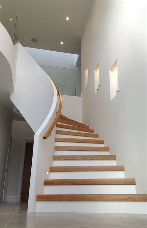 Curved Concrete Glass Stairs Kilkenny Ireland Curved Concrete