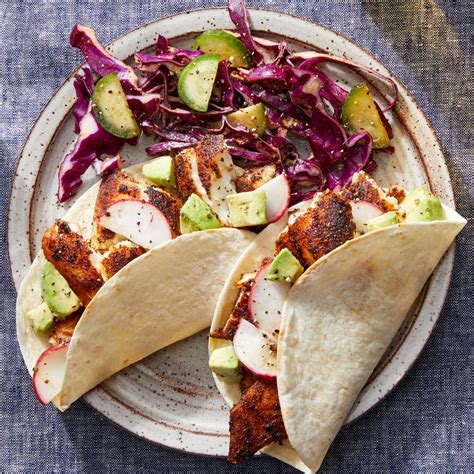 Maybe you would like to learn more about one of these? Recipe: Fish Tacos & Avocado-Radish Salsa with Creamy ...