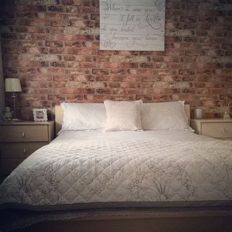 White wallpaper bedroom brick red design 736x1009 teahub io. Brick wallpaper - bedroom | Bedroom design, Brick ...