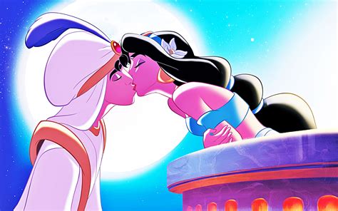 Walt Disney Book Images Prince Aladdin And Princess Jasmine Walt