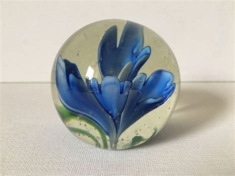 Small Glass Paperweight Orb Paperweight Desk Decor Etsy Desk Decor Glass Paperweights
