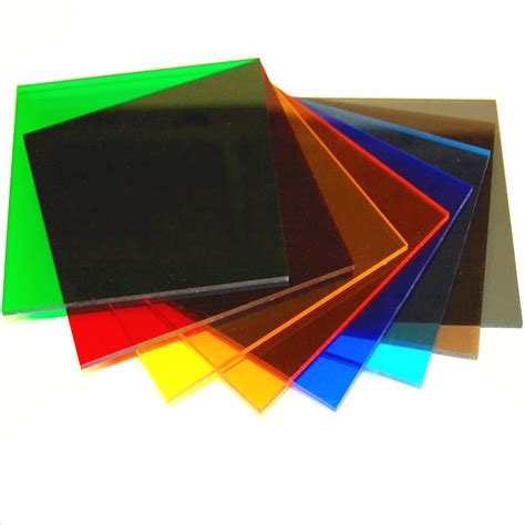 Supply Brown Tinted Plastic Sheet 3mm Clear Color Acrylic Pmma Panel