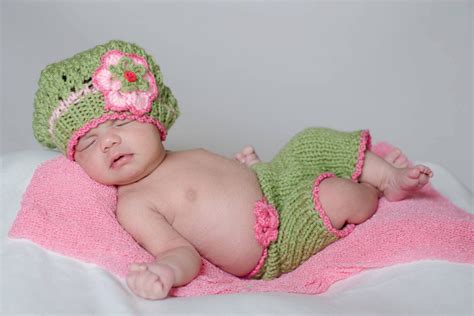 Knit Infant Outfit Baby Girl Outfit Newborn Crochet Newborn Etsy