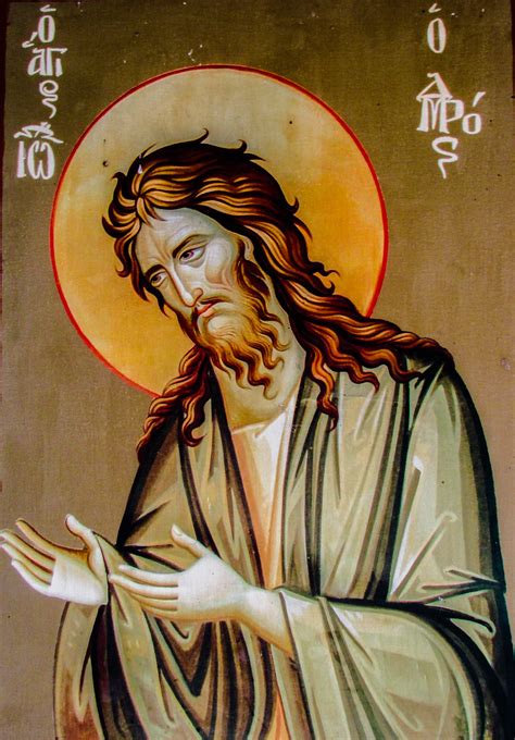 Icon Of Saint John The Baptist Free Image Download