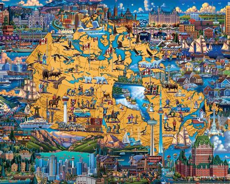 Best Of Canada 1000pc Jigsaw Puzzle By Dowdle