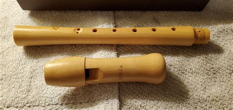 Vintage Moeck Wooden Flute Flauto Dolce In Original Box Ebay