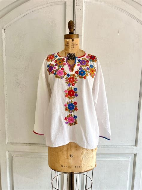 Hand Embroidered Mexican Gem