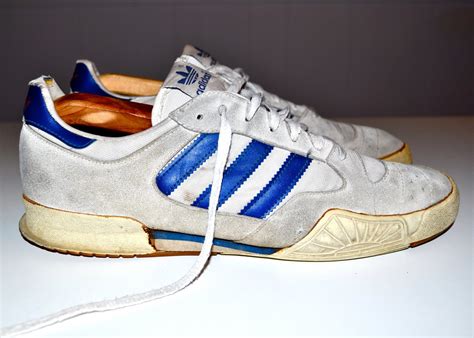 Adidas 1980s Vintage Sneakers Tennis Shoes Low Profile Mens 10