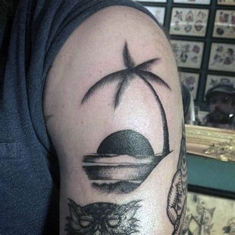 100 Palm Tree Tattoos For Men - Tropical Design Ideas