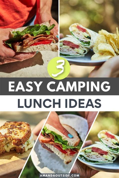 3 Easy Camping Lunch Ideas — Amanda Outside Recipe In 2020 Healthy