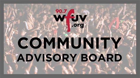 apply to fuv s community advisory board wfuv