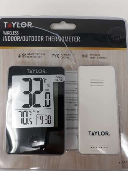 Taylor Wireless Indooroutdoor Thermometer Dutch Goat