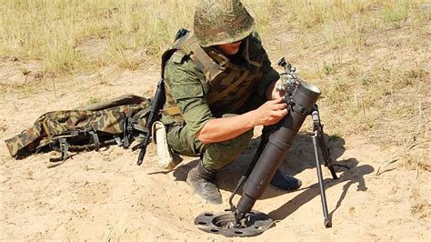 Russian Forces Using 2b25 ‘silent Short Range Mortar In Ukraine