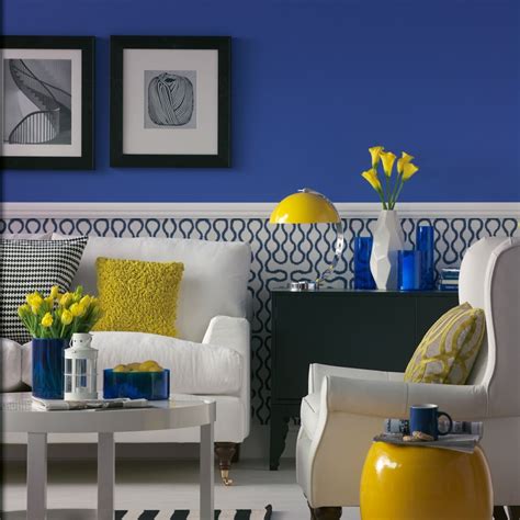How To Pick A Paint Colour Blue And Yellow Living Room Yellow Living
