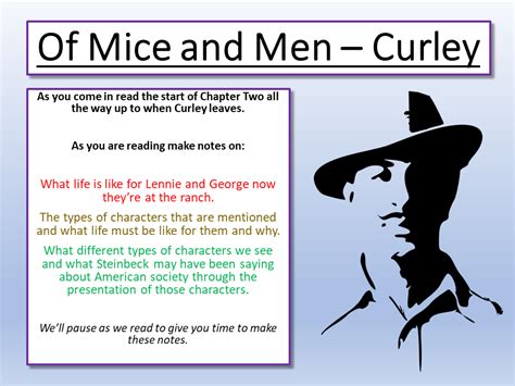 Of Mice And Men Curley Teaching Resources