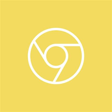 Yellow Chrome Icon in 2021 | Yellow aesthetic pastel, Yellow icons, Pastel yellow icons