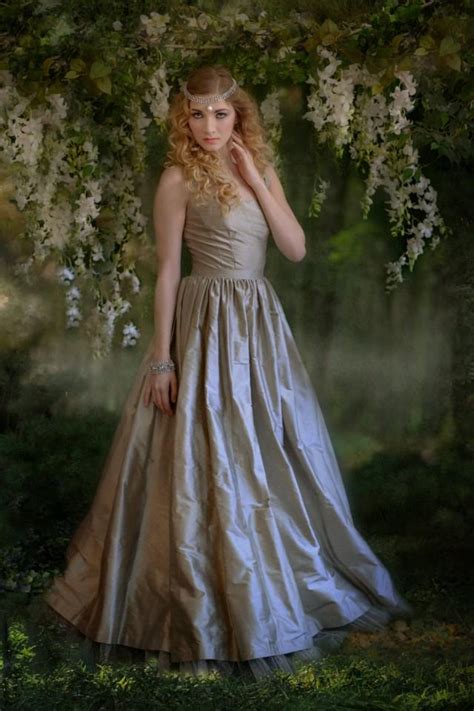 Platinum Silk Shantung Simple Ball Gown Wedding Dress 2628865 Weddbook