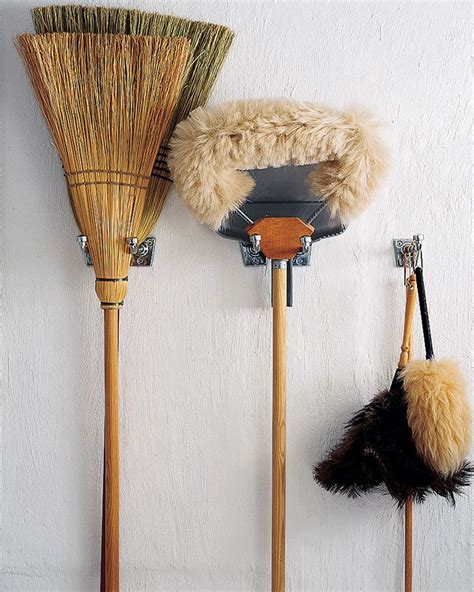 Marthas Basement Broom And Mop Winter Organization Hang Broom