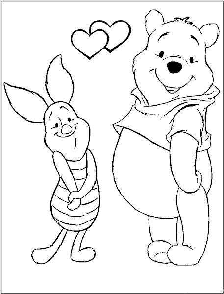 Winnie pooh with easter basket. Baby Piglet Coloring Pages - Colorings.net