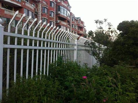 Curved Steel Picket Fence With One Way And Two Way Cranked Spear Point