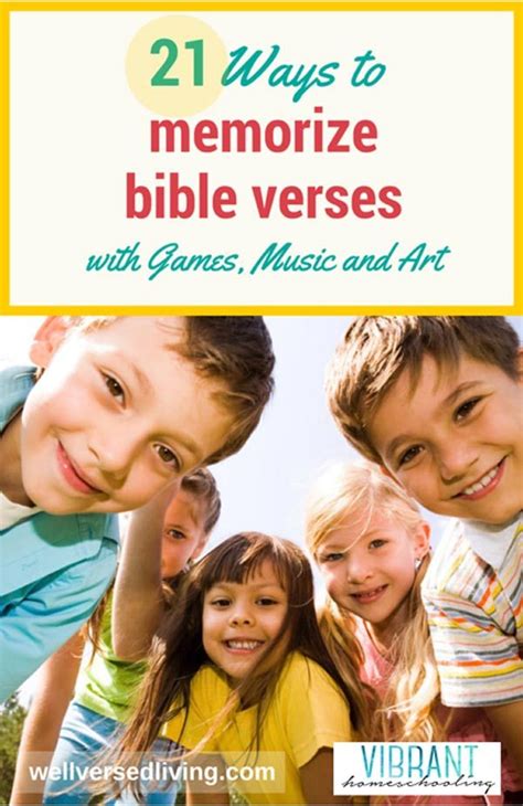 21 Fun Bible Memory Verse Games Vibrant Christian Living Bible