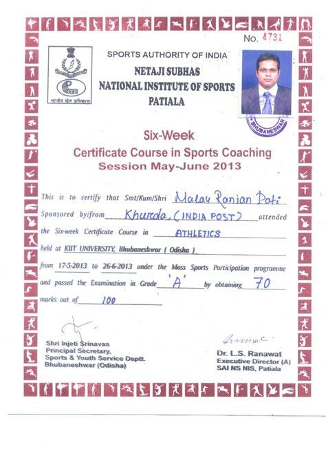 This online sports nutrition course will familiarize you with the concepts and terminology of nutrition, specific nutritional requirements of. AIPEU,Gr.-C Bhubaneswar, Odisha: Congratulation ! Com ...