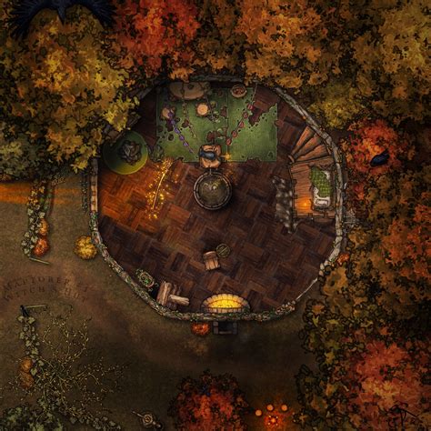 1 Maptober Witchs Hut Inkarnate Create Fantasy Maps Online