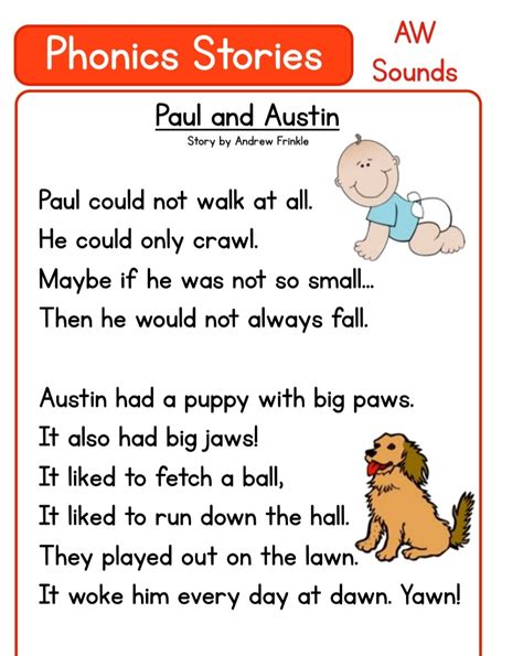Phonics Stories For Kids English Created Resources
