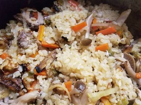 It is best described as a japanese mixed rice dish, typically prepared with a stock base, with vegetables and sometimes meat cooked along with it. Japanese Mixed Rice or Takikomi Gohan cooked with an old ...