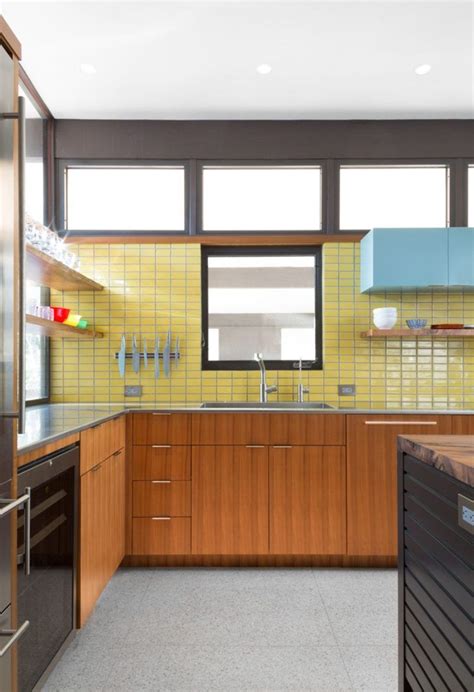 41 Amazing Modern Mid Century Kitchen Remodel Kitchen Backsplash