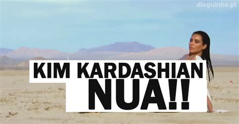 Kim Kardashian Nua Em Sess O Fotografica Dioguinho Blog