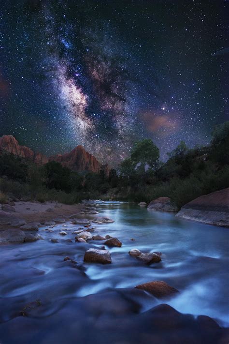 Interesting Photo Of The Day Milky Way Over The Watchman