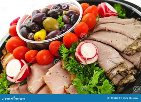 Cold Cut Platter Stock Image Image Of Nutritious Freshness 11930729