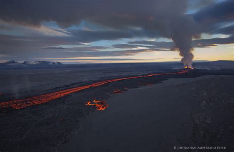 Holuhraun Volcanic Eruption Iceland Holuhraun Highlands Iceland Photography