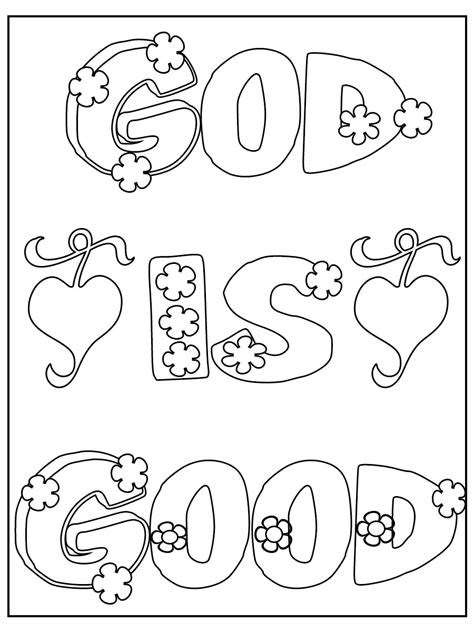 God Is Love Coloring Sheet Sketch Coloring Page