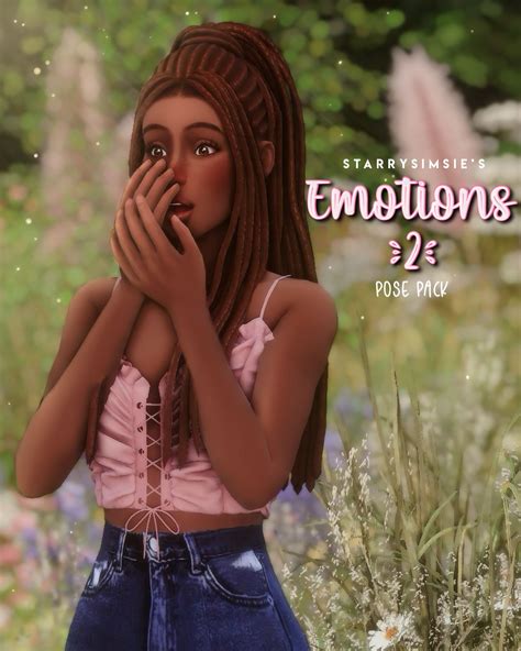 Child Emotions Pose Pack Starrysimsie On Patreon Sims 4 Children