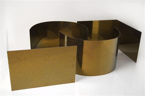 Decorative Metal Sheet Sc 311 Gold Steel Color Stainless Steel